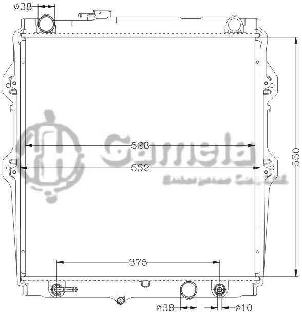 6112449N - Radiator-for-TOYOTA-HILUX-PICKUP-AT