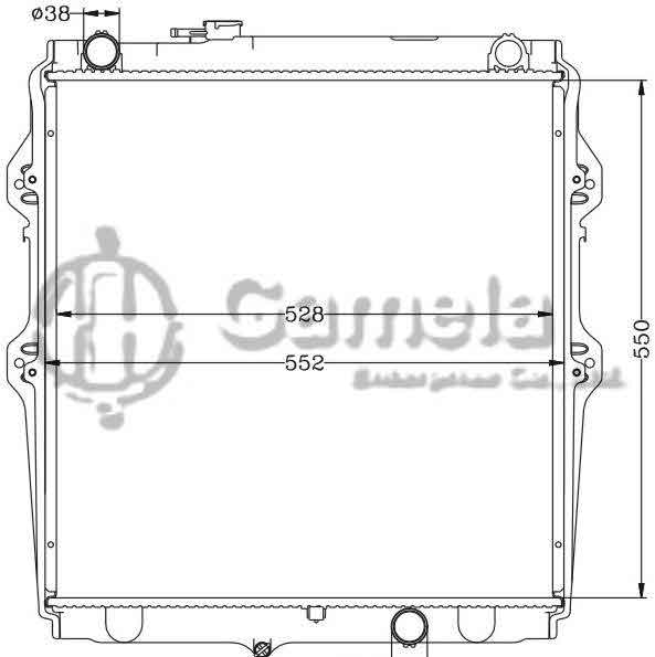 6112450N - Radiator-for-TOYOTA-HILUX-PICKUP-MT