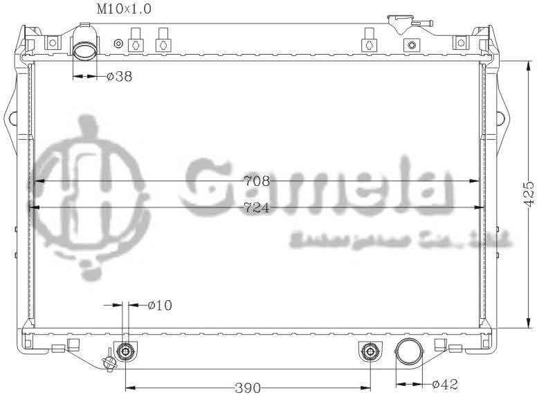 6112451N - Radiator-for-TOYOTA-LANDCRUISER-96-98-AT