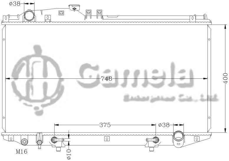 6112463N - Radiator-for-TOYOTA-LEXUS-01-LS430-AT-OEM-16400-50280-DPI-2541-2575