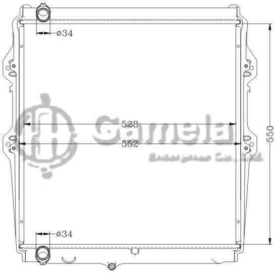 6112488N - Radiator-for-TOYOTA-HILUX-PICKUP-4x4-MT