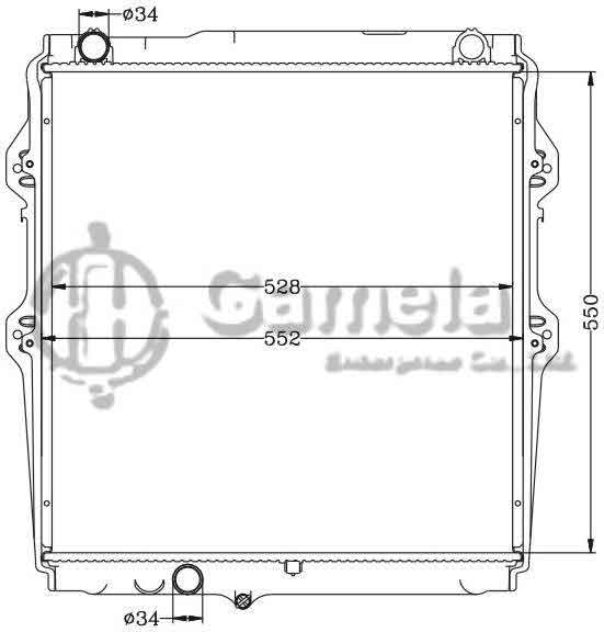 6112490N - Radiator-for-TOYOTA-LN165-165H-170H-97-99-MT