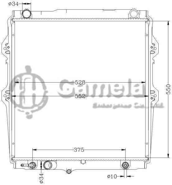 6112491N - Radiator-for-TOYOTA-HILUX-2003-AT