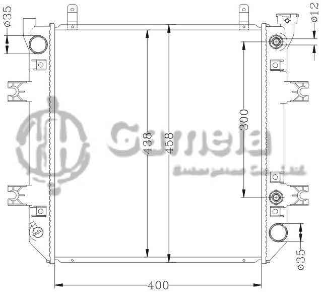 6112497N - Radiator-for-TOYOTA-FORKLIFT-AT