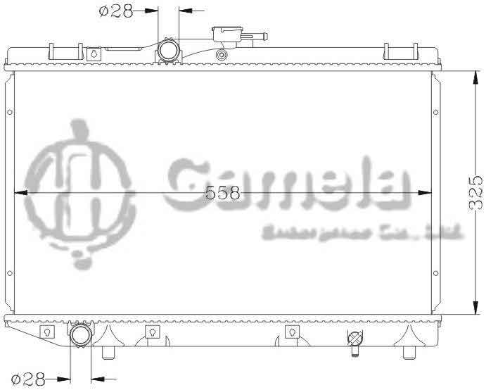 6112501N - Radiator-for-TOYOTA-STARLET-89-96-MT-OEM-16400-11350-11750