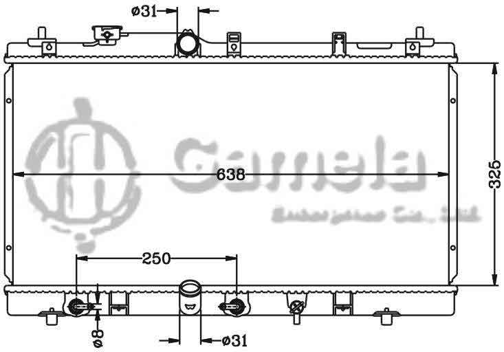 6112513N - Radiator-for-TOYOTA-SOLUNA-02-AT-OEM-16400