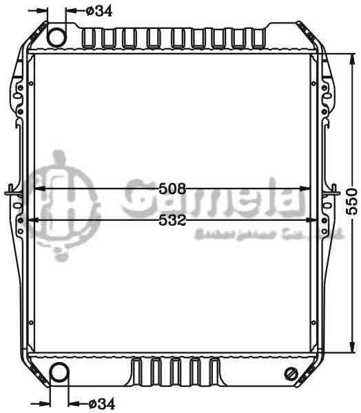 6112516N - Radiator-for-TOYOTA-HILUX-KB-LN165-97-99-MT