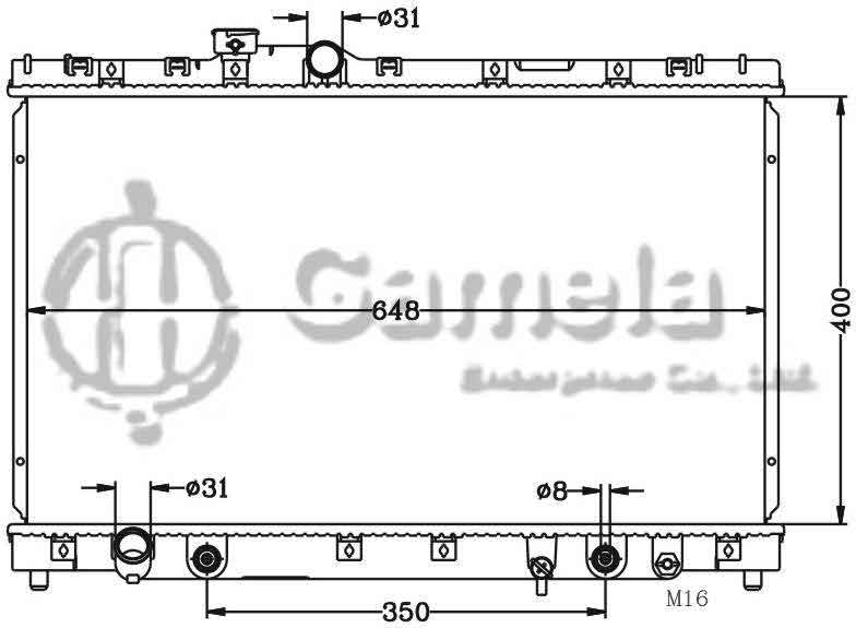 6112517N - Radiator-for-TOYOTA-MARK-II-E-SX90-92-96-AT