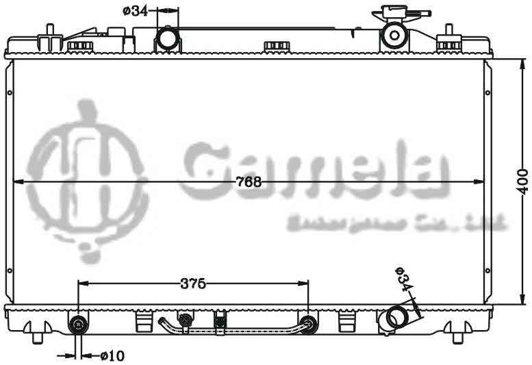 6112521N - Radiator-for-TOYOTA-VENZA-09-10-AT-LEXUS-ES350-07-10-AT-OEM-16400-DPI-2919