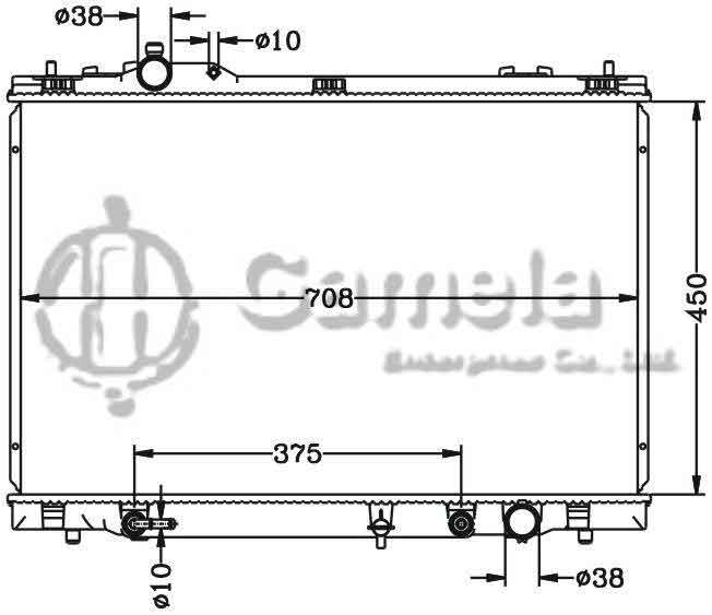 6112523N - Radiator-for-TOYOTA-LERUS-07-10-LS460-AT-OEM-16400-38190-DPI-13037