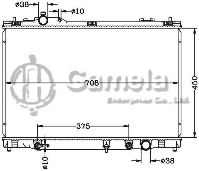 6112527N - Radiator-for-TOYOTA-LEXUS-07-10-LS460-AT