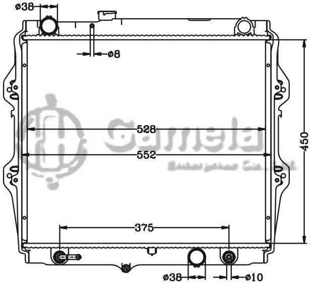 6112531N - Radiator-for-TOYOTA-HILUX-02-TIGER-2WD-D4D-AT