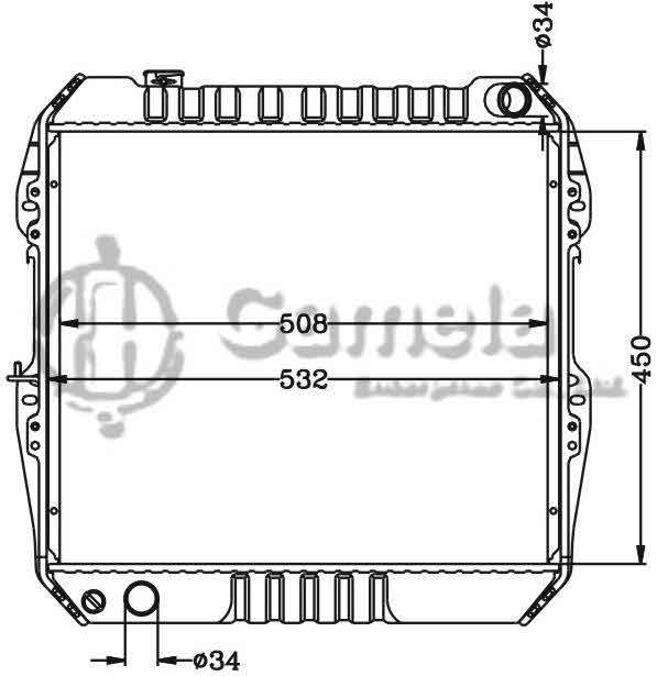 6112556N - Radiator-for-TOYOTA-4-RUNNER-3-0-88-95-MT-OEM-16400-DPI-1190