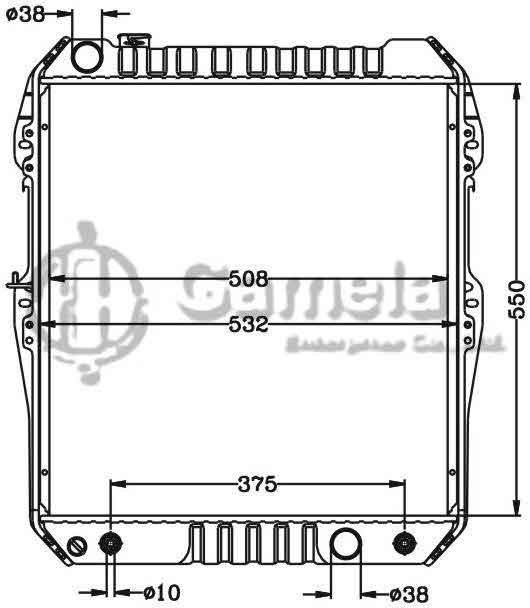 6112565N - Radiator-for-TOYOTA-HILUX-PICKUP-LN167-AT