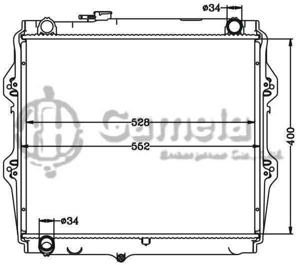 6112568N - Radiator-for-TOYOTA-HILUX-4-RUNNER-85-MT-OEM-16400