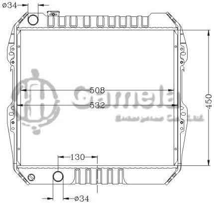 6112569NA - Radiator-for-TOYOTA-HILUX-2-4-3-0-89-LN85-D-MT