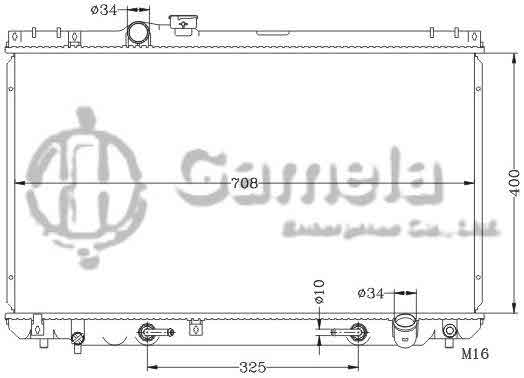 6112570NA - Radiator-for-TOYOTA-CRESSIDA-96-98-JZX100-AT-OEM-16400-46500-46510