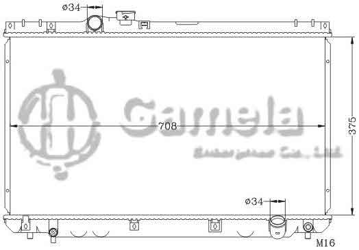 6112572NA - Radiator-for-TOYOTA-LEXUS-IS200-IS300-99-MT-OEM-16400-70630