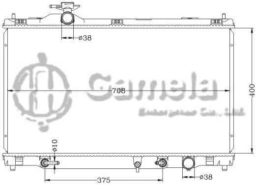 6112575NA - Radiator-for-TOYOTA-LEXUS-GS430-V8-06-07-AT-OEM-16400-50340-DPI-2781