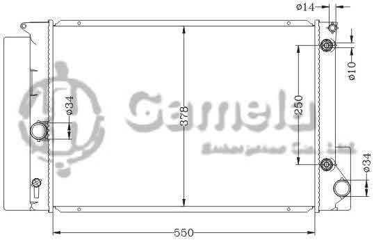 6112583NA - Radiator-for-TOYOTA-COROLLA-07-ZRE144G-AT