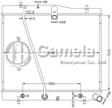 6112589NA - Radiator-for-TOYOTA-HIACE-05-AT