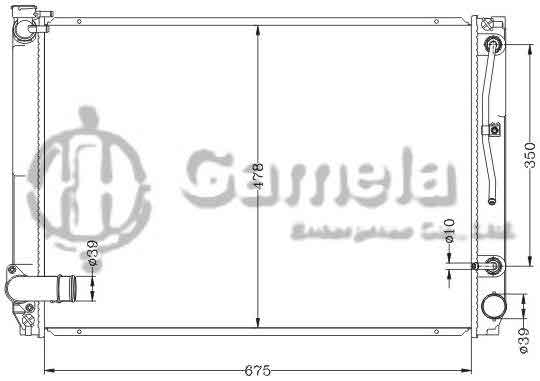 6112607NA - Radiator-for-TOYOTA-LEXUS-RX350-07-09-AT-DPI-13019