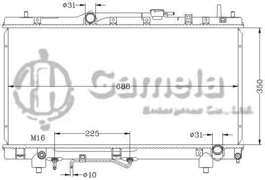 6112611NA - Radiator-for-TOYOTA-CORONA-PREMIO-96-01-AT-OEM-16400-7A570