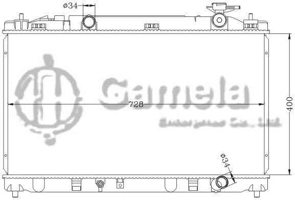 6112616NA - Radiator-for-TOYOTA-CAMRY-10-11-MT-DPI-13159