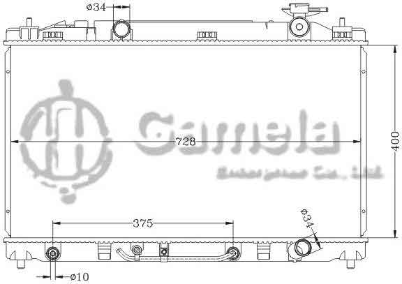 6112617NA - Radiator-for-TOYOTA-CAMRY-10-11-AT