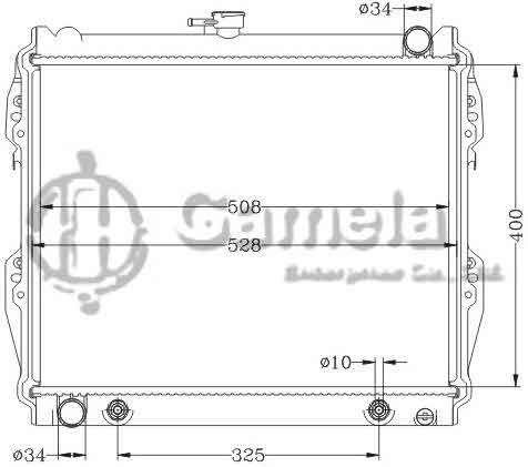 6112628NA - Radiator-for-TOYOTA-4RUNNER-2-4D-85-91-AT-TOYOTA-PICK-UP-2-4D-86-95-AT-OEM-16400-35090-35100