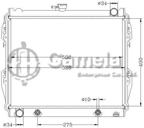 6112629NA - Radiator-for-TOYOTA-4RUNNER-2-4D-85-91-AT-TOYOTA-PICK-UP-2-4D-86-95-AT