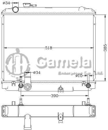 6112631NA - Radiator-for-TOYOTA-SIENNA-95-98-AT