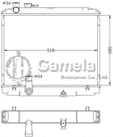 6112632NA - Radiator-for-TOYOTA-SIENNA-95-98-MT