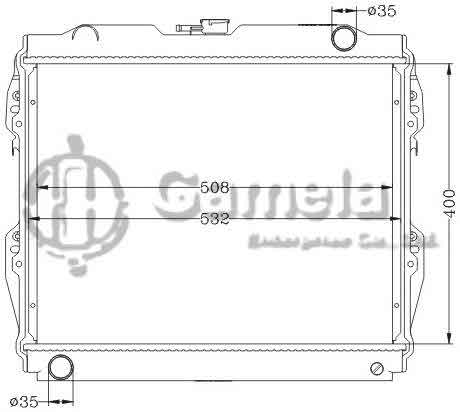 6112638NA - Radiator-for-TOYOTA-HILUX-RN60-65-106-89-97-MT-TOYOTA-HILUX-YN106-110-89-97-MT