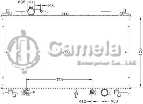 6112657NA - Radiator-for-TOYOTA-LEXUS-IS-F-11-AT-OEM-16400-38210-DPI-13056