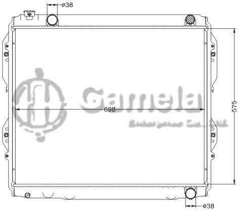 6112666NA - Radiator-for-TOYOTA-TUNDRA-4-7L-V8-00-06-MT