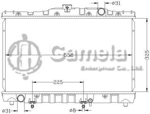 6112677NA - Radiator-for-TOYOTA-CARINACOROLLA-83-AT-TOYOTA-CORONA-1-5-82-AT-OEM-16400