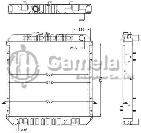 6112679NA - Radiator-for-TOYOTA-HIACE-87-95-3Y-MT