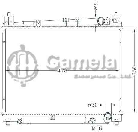 6112694NA - Radiator-for-TOYOTA-ECHO-YARIS-KAPALI-MT-OEM-16400-21080-DPI-2304