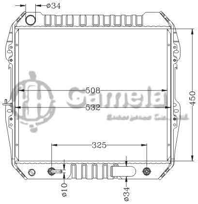 6112695NA - Radiator-for-TOYOTA-HILUX-PICKUP-AT