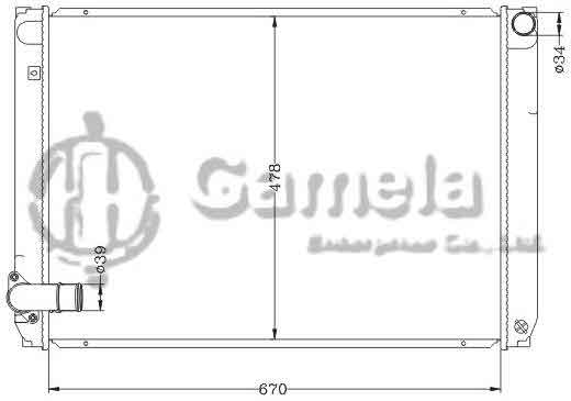 6112704NA - Radiator-for-TOYOTA-SIENNA-3-3L-V6-04-06-MT