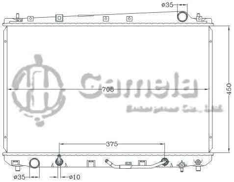 6112719NA - Radiator-for-TOYOTA-AVALON-00-04-AT