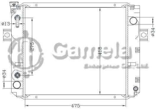 6112723NA - Radiator-for-TOYOTA-FORKLIFT-AT