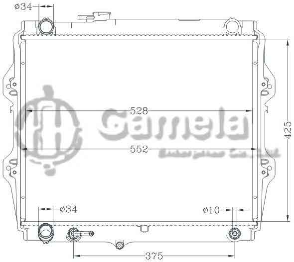 6112739NA - Radiator-for-TOYOTA-HILUX-2-4-88-97-AT