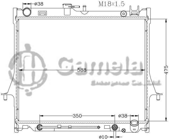 6113001N - Radiator-for-ISUZU-PICKUP-DMAX-06-AT