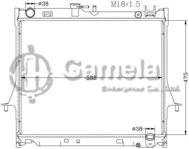 6113002N - Radiator-for-ISUZU-PICKUP-DMAX-06-MT