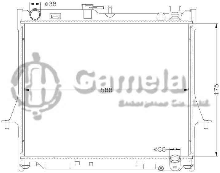 6113004N - Radiator-for-ISUZU-PICKUP-DMAX-06-MT