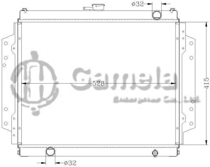 6113005N - Radiator-for-ISUZU-TFR-GAS-MT