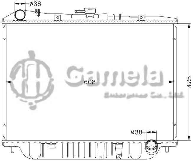 6113008N - Radiator-for-ISUZU-JEEP-MT