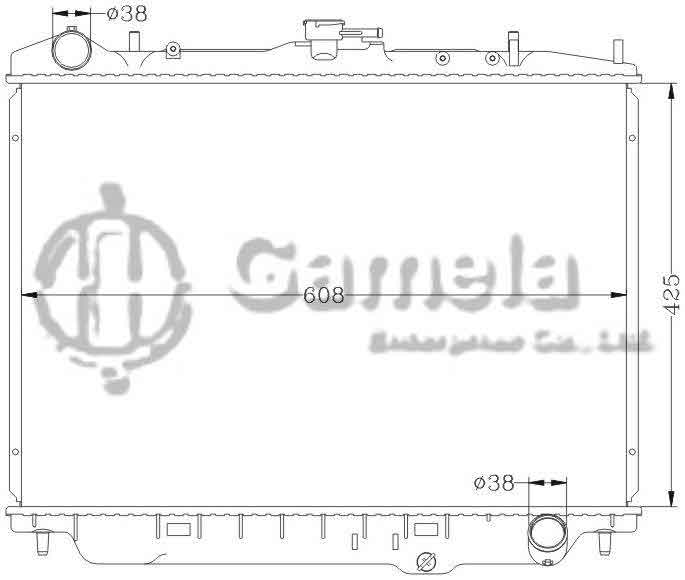 6113012N - Radiator-for-ISUZU-AMIGO-RODEO-PASSPORT-98-99-MT